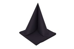 Siyah Airlaid Kumaş Dokulu Peçete 40×40 1/4 (50'li Paket)