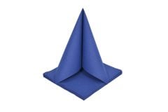 Lacivert Airlaid Kumaş Dokulu Peçete 40×40 1/4 (50'li Paket)