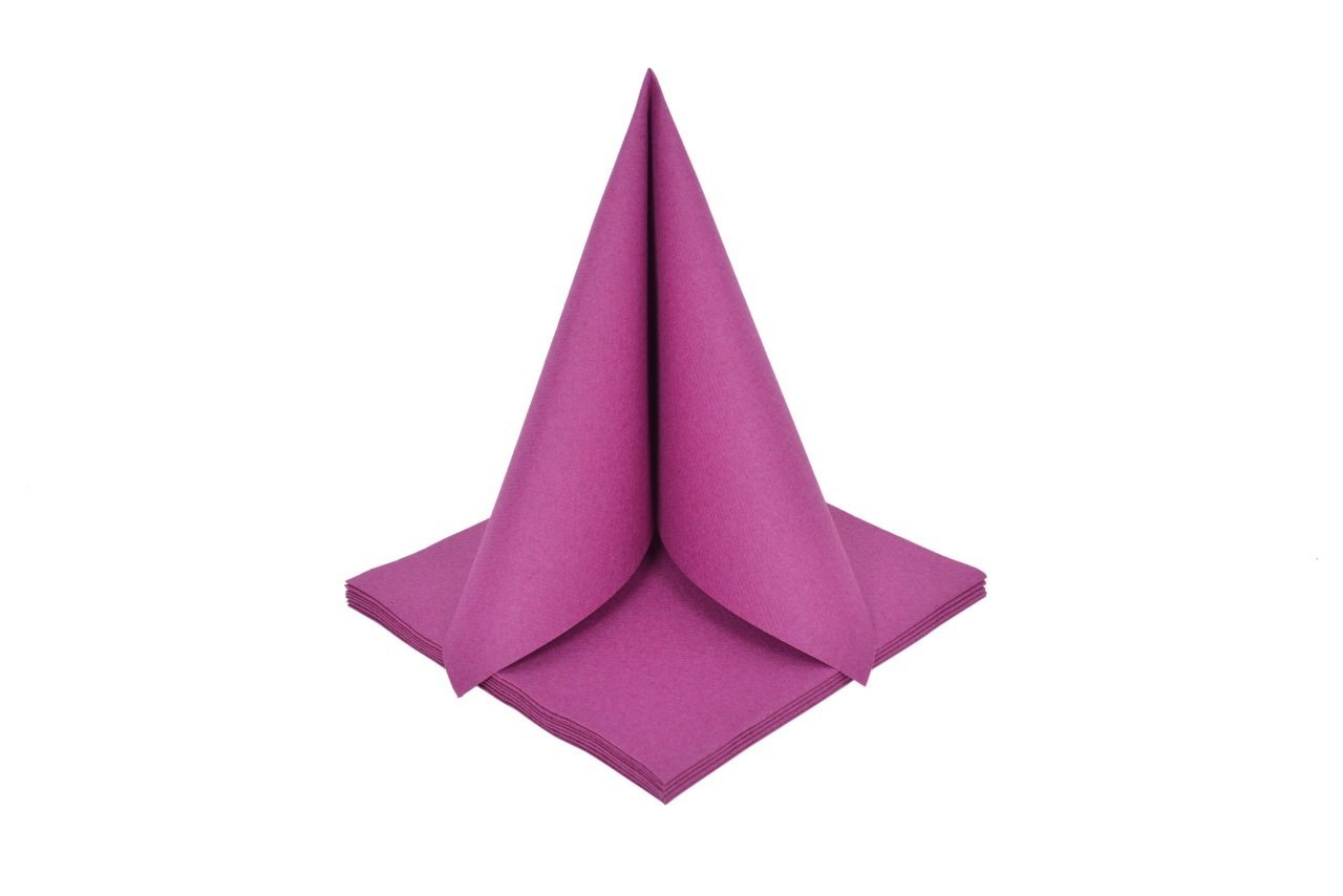 Mor Airlaid Kumaş Dokulu Peçete 40×40 1/4 (50'li Paket)