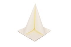 Fildişi Airlaid Kumaş Dokulu Peçete 40×40 1/4 (50'li Paket)
