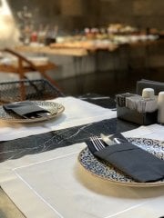 Siyah Airlaid Cepli Peçete 50 Adetli Paket