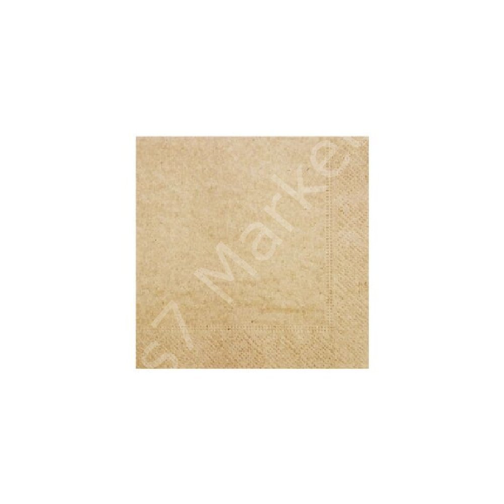 Kraft Peçete Kare 24x24 Cm 1/4 (2400'lü Koli)