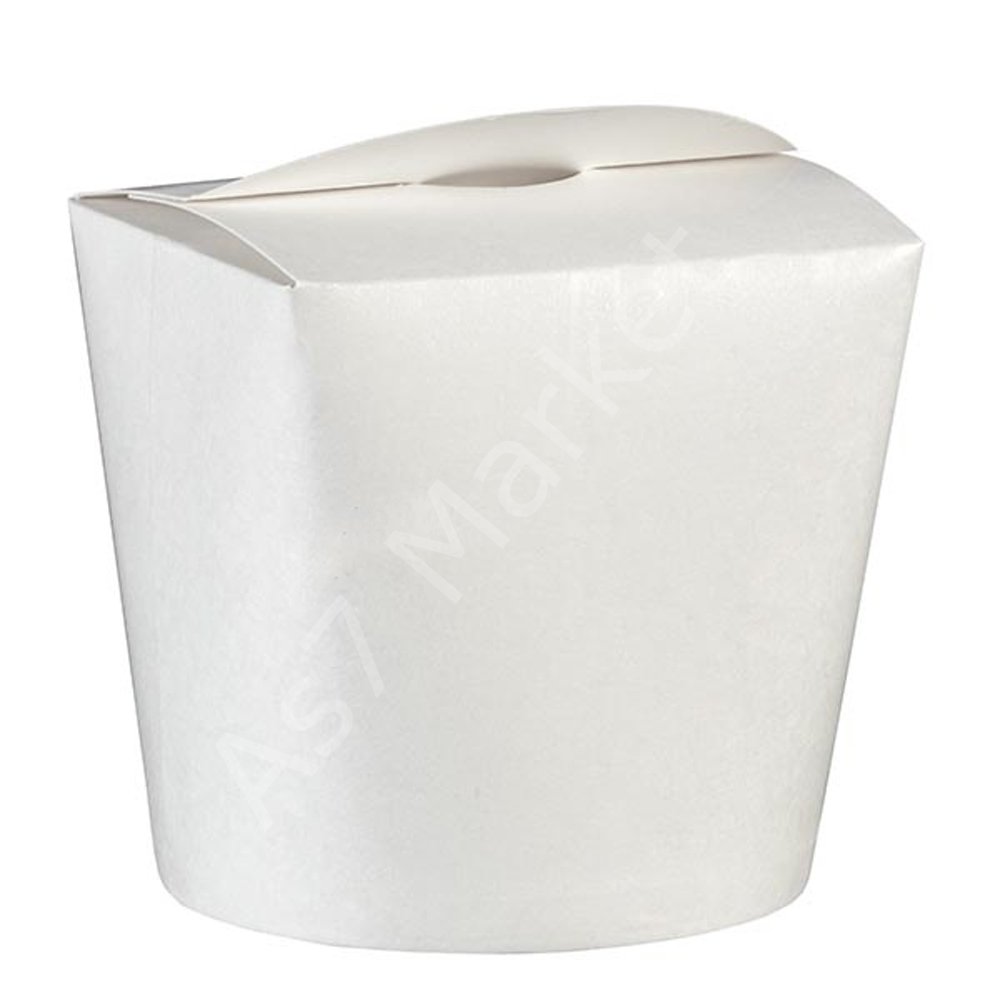 Beyaz Karton Noodle Kutusu 26 oz (500'lü Koli)