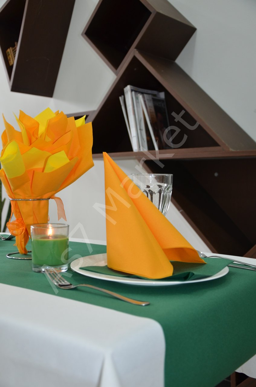 Yeşil Airlaid 40*120 Runner (4'lü Koli)