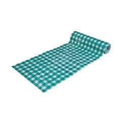 Tek Kullanımlık Masa Örtüsü Yeşil  Desen - 100x150cm -  (20'li Koli)