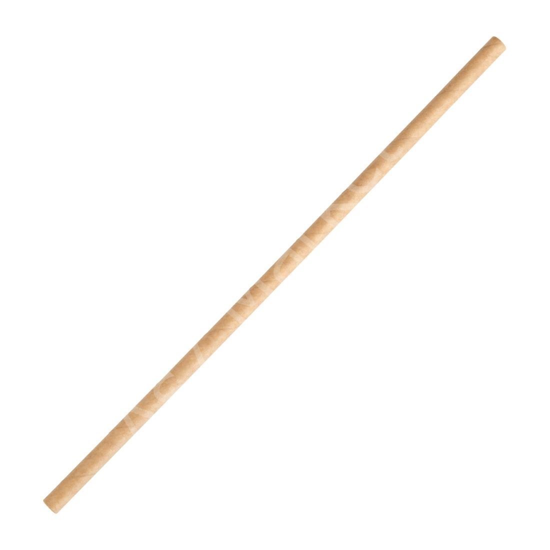 Kahverengi Kağıt Pipet 6x197 mm (5000'li Koli)