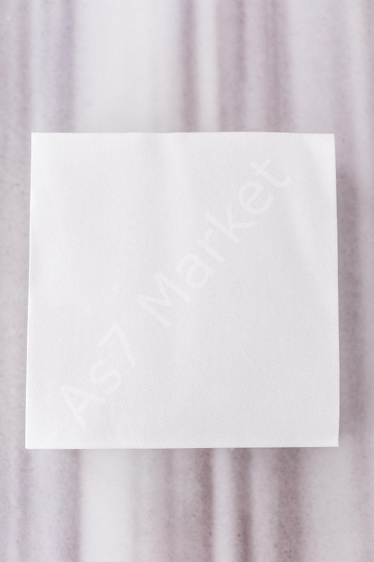Beyaz Airlaid Kumaş Dokulu Peçete 20x20 1/4 (50'li Paket)