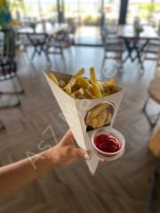Üçgen Cips Kutusu Soslu (250'li Paket)
