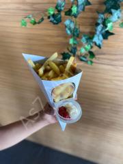 Üçgen Cips Kutusu Soslu (250'li Paket)
