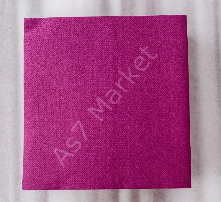 Mor Airlaid Kumaş Dokulu Peçete 20x20 1/4 (50'li Paket)