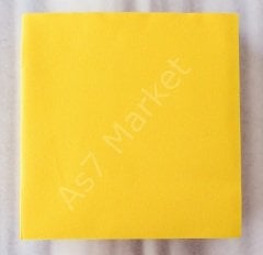 Sarı Airlaid Kumaş Dokulu Peçete 20x20 1/4 (50'li Paket)