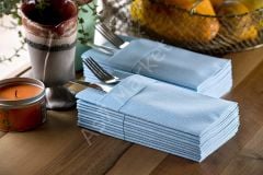Bebe Mavisi Airlaid Cepli Peçete 40×40 1/8 (20'li Paket)