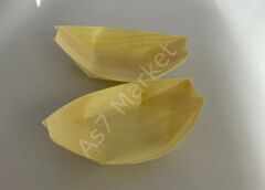Bambu Kayık Tabak 50'li 11,5 cm