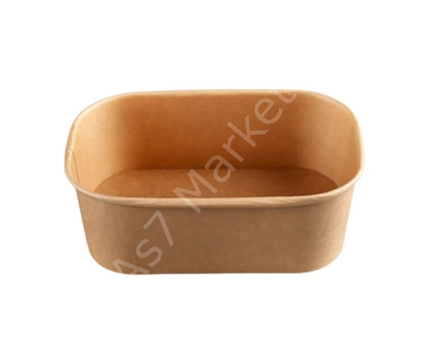 750 ML/ 25 OZ OVAL BOWL KRAFT KAPAKLI 300'lü