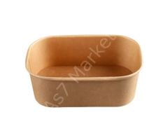 750 ML/ 25 OZ OVAL BOWL KRAFT KAPAKLI 300'lü