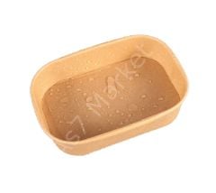 750 ML/ 25 OZ OVAL BOWL KRAFT KAPAKLI 300'lü