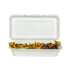 %100 Doğal Şeker Kamışı Compost 1200 ml Kapaklı Kutu 250'li