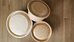 Kraft Salata Kasesi Kapağı  145 ve 187 Çap